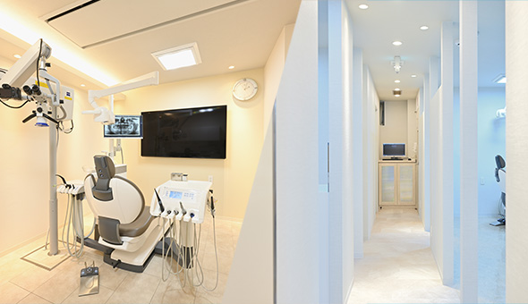 プライバシーに配慮したリラックス空間